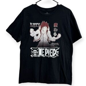 Ripple Junction Black‎ One Piece Luffy Tee Size L